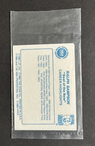 1986 Star Sealed Bag Set Michael Jordan #2 Best of the New Patrick Ewing Rc Mint