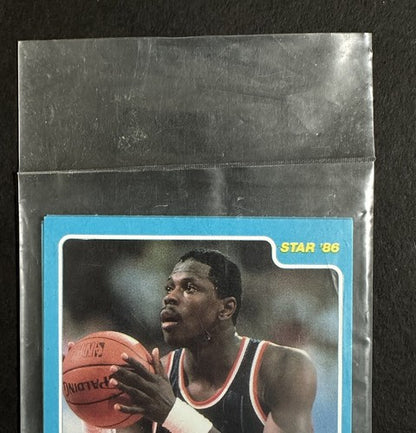 1986 Star Sealed Bag Set Michael Jordan #2 Best of the New Patrick Ewing Rc Mint