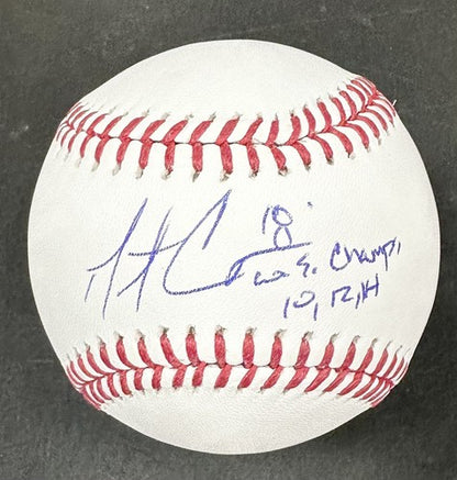 Matt Cain SIGNED Official Baseball 10, 12, 14 WS Champs Auto Giants MLB Holo COA