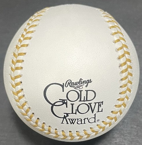 Al Kaline Signed Mlb Gold Glove Baseball 10 Gold Gloves Auto Tigers Hof Steiner
