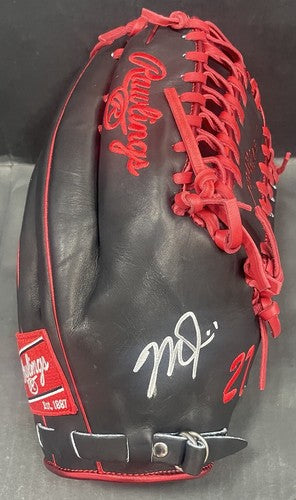 Mike Trout Angels Signed Game Issued Rawlings Fielding Glove MLB Authentic Auto