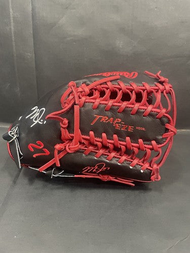 Mike Trout Angels Signed Game Issued Rawlings Fielding Glove MLB Authentic Auto