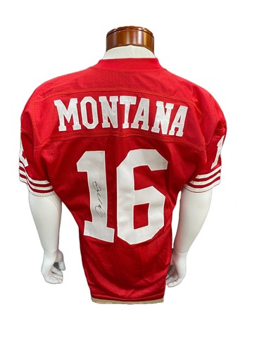 Joe Montana 49ers Signed Pro Line Wilson Authentic On Field Jersey UDA COA Sz 46