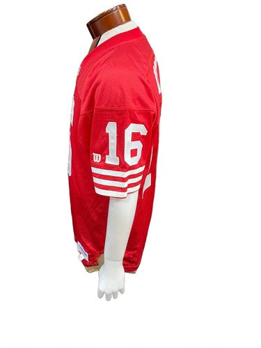 Joe Montana 49ers Signed Pro Line Wilson Authentic On Field Jersey UDA COA Sz 46