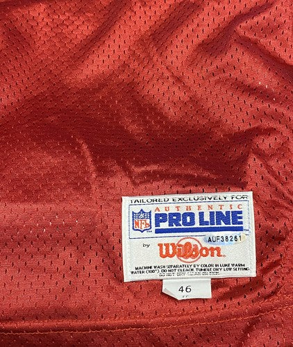 Joe Montana 49ers Signed Pro Line Wilson Authentic On Field Jersey UDA COA Sz 46