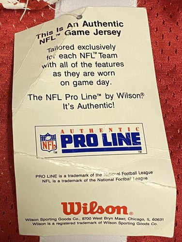 Joe Montana 49ers Signed Pro Line Wilson Authentic On Field Jersey UDA COA Sz 46