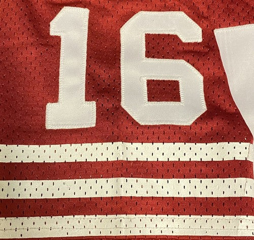 Joe Montana 49ers Signed Pro Line Wilson Authentic On Field Jersey UDA COA Sz 46