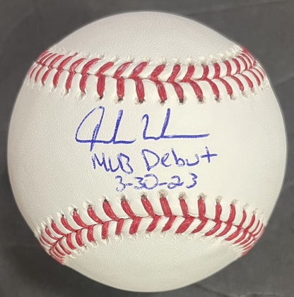 Jordan Walker Signed Official Baseball Cardinals Rookie Mlb Debut Auto Fanatics