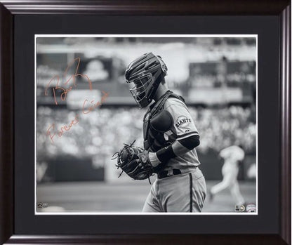 Buster Posey Signed 16x20 Framed Photo Forever Giant Auto Giant MLB Holo COA