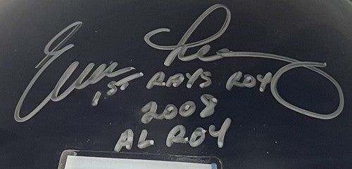 Evan Longoria Randy Arozarena Signed Rays Batting Helmet ROY 2 Auto JSA Fanatics