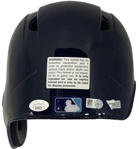 Evan Longoria Randy Arozarena Signed Rays Batting Helmet ROY 2 Auto JSA Fanatics