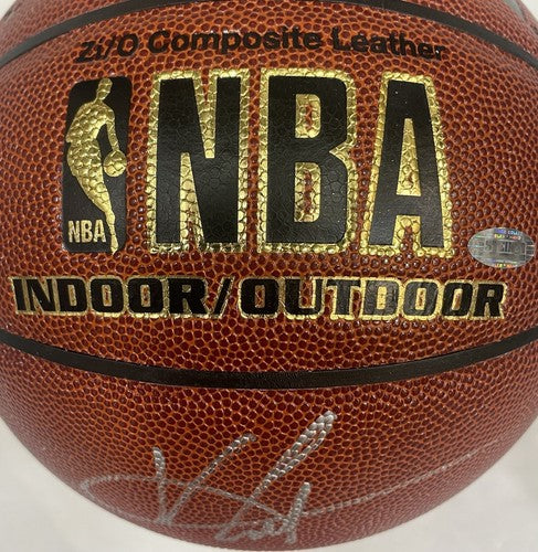 Vince Carter Signed Spalding I/O Basketball Nets Raptors Autograph Steiner Coa