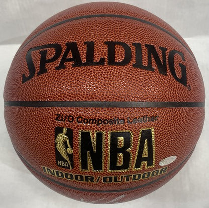 Vince Carter Signed Spalding I/O Basketball Nets Raptors Autograph Steiner Coa
