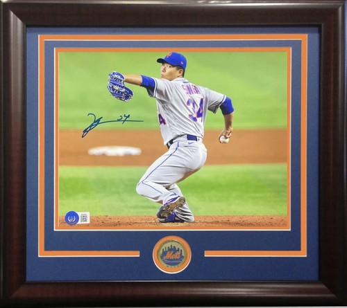 Kodai Senga Signed 8x10 Framed Photo NY Mets Rookie Autograph BAS
