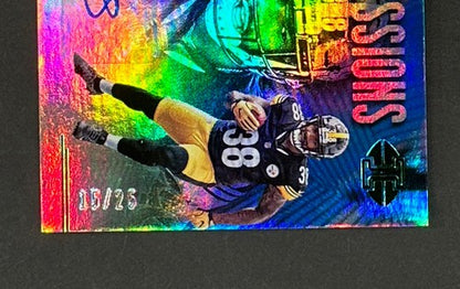 Jaylen Samuels 2018 Illusions #117 Rpa Patch Auto /25 Rookie Nm -mint Steelers