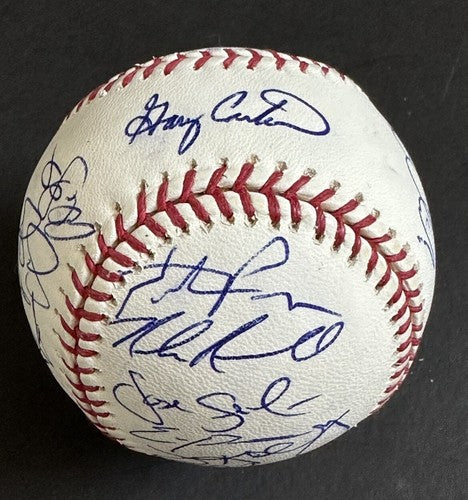 2006 MLB Future’s Game USA Team Signed Logo Baseball Gary Carter Auto MLB Holo