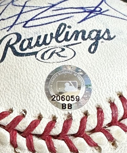 2006 MLB Future’s Game USA Team Signed Logo Baseball Gary Carter Auto MLB Holo