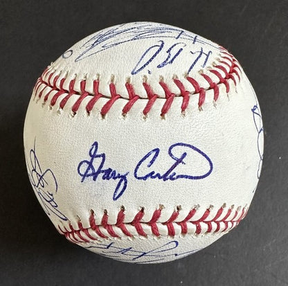 2006 MLB Future’s Game USA Team Signed Logo Baseball Gary Carter Auto MLB Holo