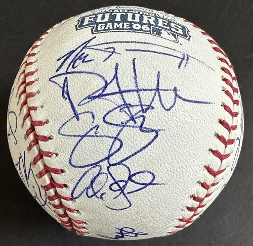 2006 MLB Future’s Game USA Team Signed Logo Baseball Gary Carter Auto MLB Holo