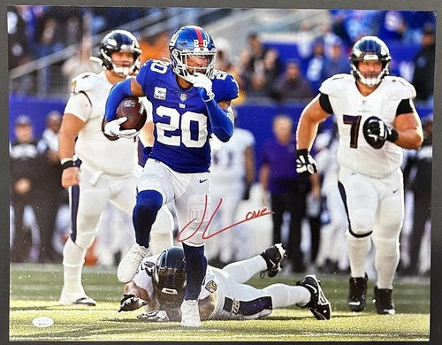 Julian Love Ny Giants Captain Signed 16x20 Photo Seahawks Autograph JSA COA