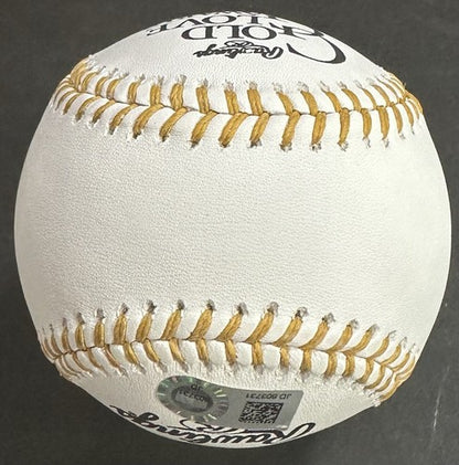 Harrison Bader Signed Rawlings Gold Glove Baseball Phillies Auto MLB Holo COA