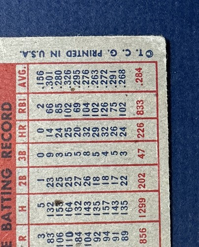 1957 Topps # 85 Larry Doby VG Wax On Back Centered