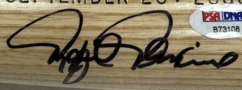 Rafael Palmeiro Signed LS Game Model Bat Auto Rangers LE 400 HR Club Auto PSA
