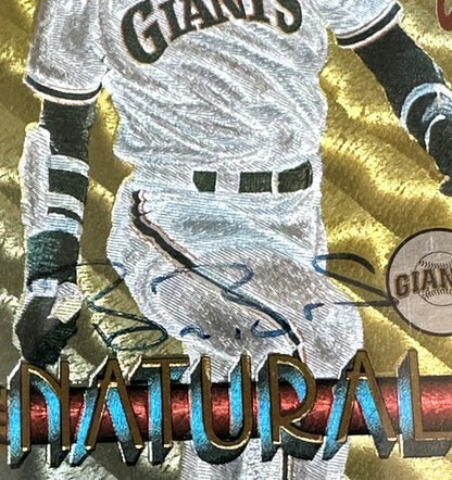 Barry Bonds 1994 Pinnacle Naturals SP Signed SGC & Jsa Coa Slabbed On Card Auto
