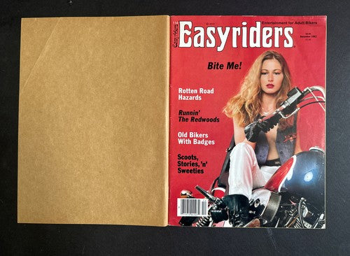 Easyriders Magazine December 1982 Bite Me CF Biker Motorcycle Nm
