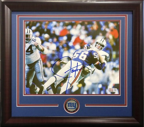 Lawrence Taylor Signed 8x10 Framed Photo Giants Mint Autograph HoF Steiner CX