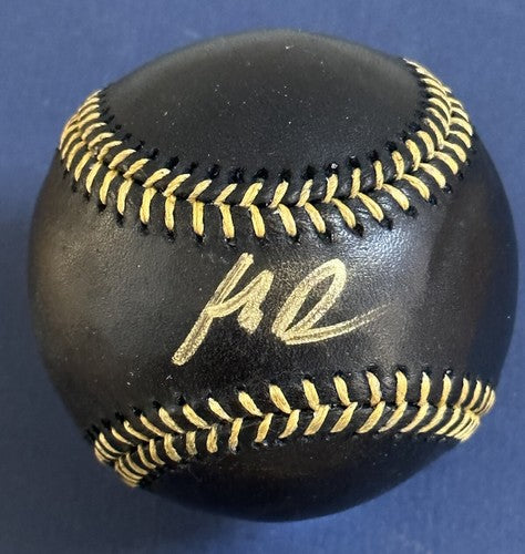 Henry Davis Signed Black & Gold Official MLB Baseball Rookie Auto Bas Beckett