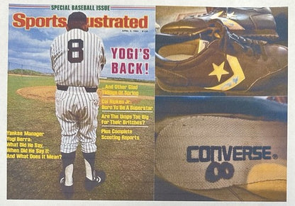 Yogi Berra Signed Game-Used Converse Coaches Shoes Pair Yankees Auto HoF PSA COA