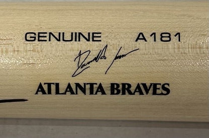 Ronald Acuna Jr Signed Game Model LS Bat 2018 Mlb Debut ROOKIE Auto Braves JSA