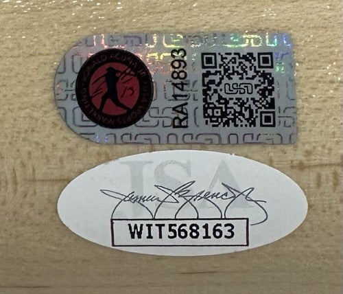 Ronald Acuna Jr Signed Game Model LS Bat 2018 Mlb Debut ROOKIE Auto Braves JSA