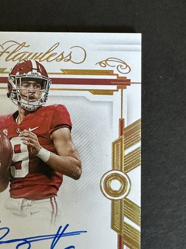BRYCE YOUNG 2022 Flawless GOLD Campus Legends MINT ON CARD Rookie Auto 10/10 Rc