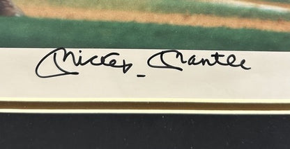 Mickey Mantle Signed 16x20 WS Framed Photo Yankees Neil Leifer Auto /500 UDA COA