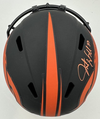 Javonte Williams Signed Broncos Speed Replica FS Eclipse Helmet Autograph BAS