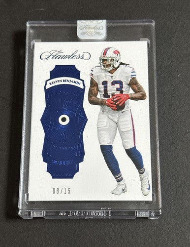 2017 Panini Flawless Kelvin Benjamin Sapphire Gem /15 Buffalo Bills Mint Sealed
