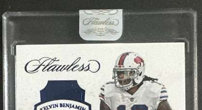 2017 Panini Flawless Kelvin Benjamin Sapphire Gem /15 Buffalo Bills Mint Sealed