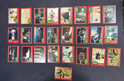 #1977 TOPPS 2nd SERIES STAR WARS RED 25 CARDS Card Lot No Doubles Vg