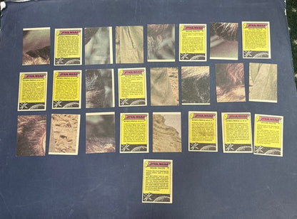 #1977 TOPPS 2nd SERIES STAR WARS RED 25 CARDS Card Lot No Doubles Vg