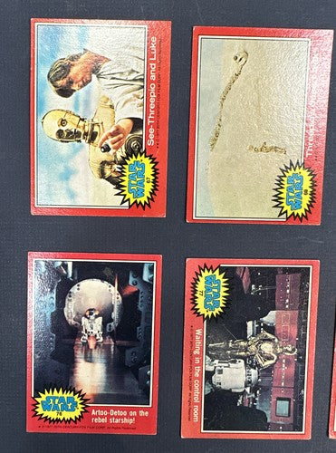 #1977 TOPPS 2nd SERIES STAR WARS RED 25 CARDS Card Lot No Doubles Vg