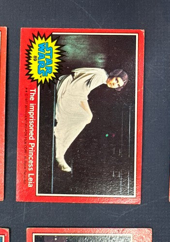 #1977 TOPPS 2nd SERIES STAR WARS RED 25 CARDS Card Lot No Doubles Vg