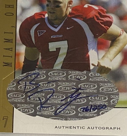 2004 Sage Hit Autographs Gold Ben Roethlisberger Rookie Card /250 BGS 9 Auto 10