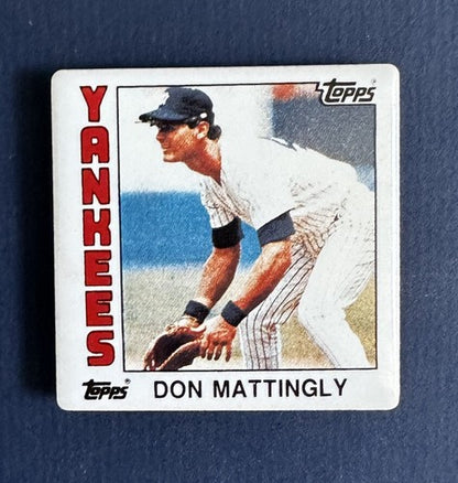DON MATTINGLY Topps Rookie Card MAGNET Fridge yankees Rc 2 3/4 “ Mint