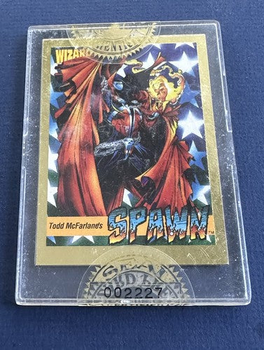1992 Todd McFarlane's Spawn PROMO  Card # 1 Gold Edition Factory Sealed Mint