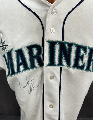 Alex Rodriguez Signed Mariners Russell Authentic Jersey ARod Rookie Auto PSA COA
