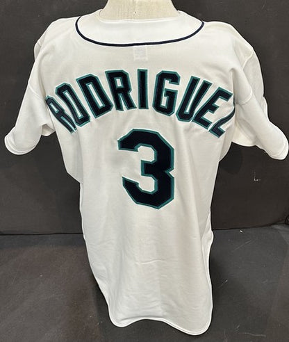 Alex Rodriguez Signed Mariners Russell Authentic Jersey ARod Rookie Auto PSA COA