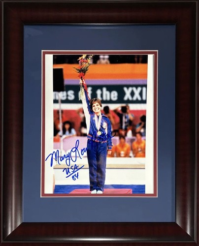 Mary Lou Retton Signed 8x10 Framed Photo Olympics USA 84 Autograph CBM COA