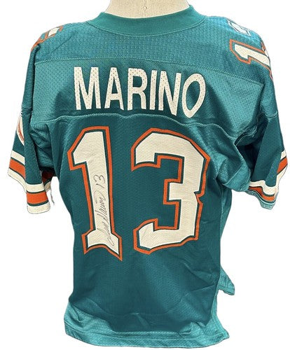 Dan Marino Signed Wilson Vintage Dolphins Authentic On Field Jersey Auto UDA HOF